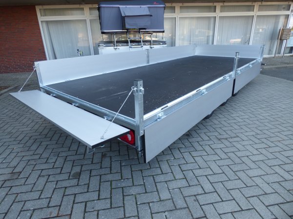 Saris Hochlader PL 506 204 3500 3 HD, Heavy Duty mit Tridemachse, 3,5t zGG 506x204x35cm, Rampenschubladen