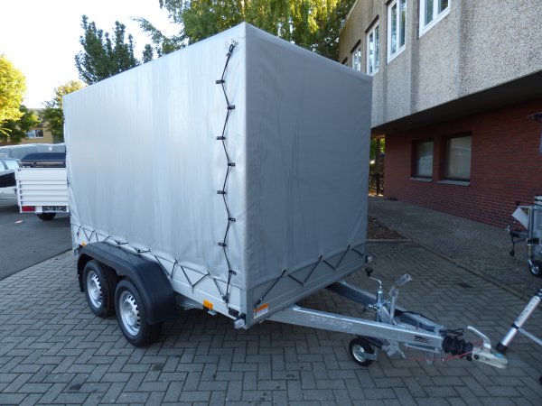 Saris McAlu PRO MP 305 153 2000 gebremst, Tandem, KR�GER ProfiLine Hochplane in silber, 2000kg, 305x153x180cm