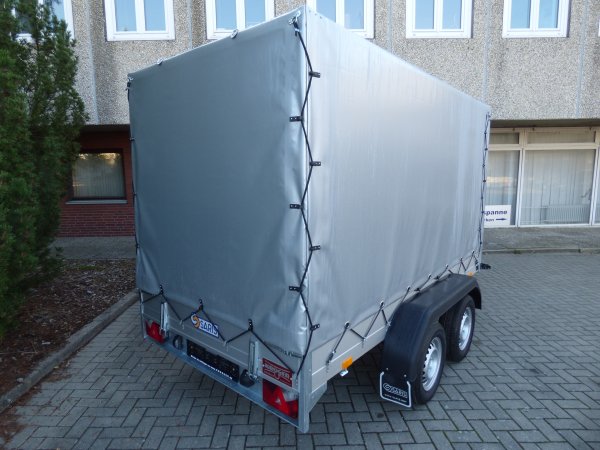 Saris McAlu PRO MP 305 153 2000 gebremst, Tandem, KR�GER ProfiLine Hochplane in silber, 2000kg, 305x153x180cm