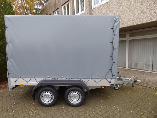 Saris McAlu Pro MP 305 153 2000 gebremst, Tandem, KR�GER ProfiLine Hochplane in dunkelgrau 2000kg, 305x153x190cm