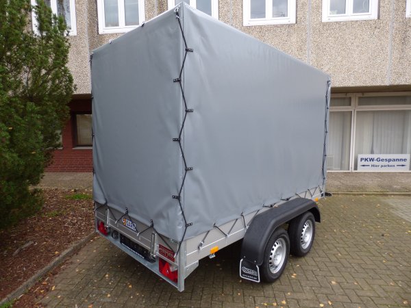 Saris McAlu Pro MP 305 153 2000 gebremst, Tandem, KR�GER ProfiLine Hochplane in dunkelgrau 2000kg, 305x153x190cm