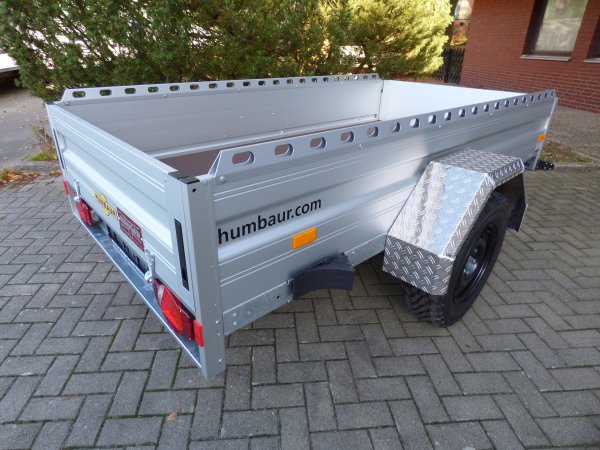 Humbaur HA 132513 OFFROAD mit Bugklappe und Reling, 1300KG zGG, 251x131x40cm,  Einmaliger Abverkaufspreis
