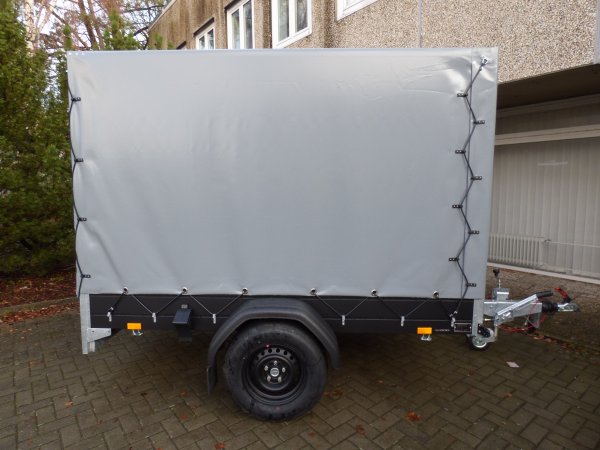 * Saris MP 255 133 1350 1 Black Edition, 1350KG zGG, 255x133x170cm mit KR�GER ProfiLine Hochplane in silber oder hellgrau
