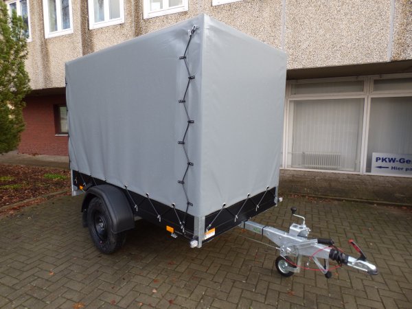 * Saris MP 255 133 1350 1 Black Edition, 1350KG zGG, 255x133x170cm mit KR�GER ProfiLine Hochplane in silber oder hellgrau