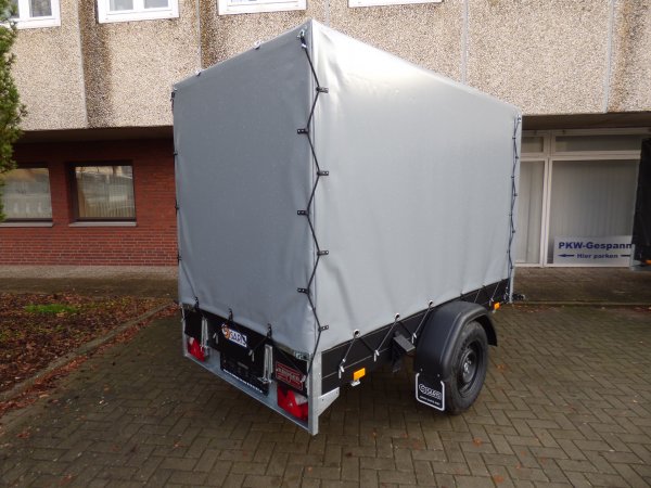 * Saris MP 255 133 1350 1 Black Edition, 1350KG zGG, 255x133x170cm mit KR�GER ProfiLine Hochplane in silber oder hellgrau