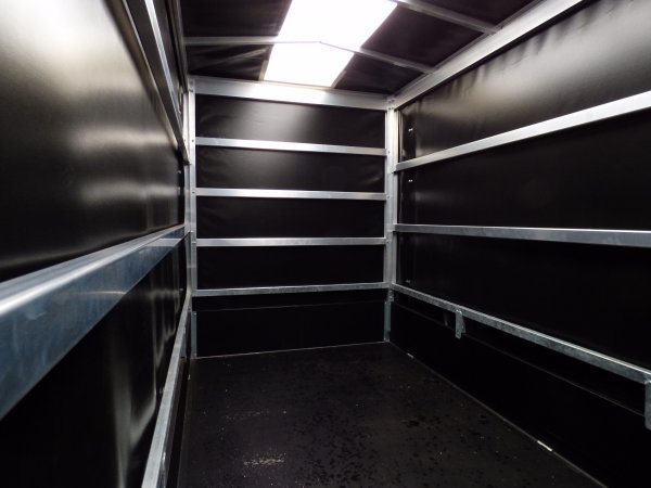 * Saris MP 255 133 1350 1, silber, 1350KG zGG, 255x133x170cm mit KR�GER ProfiLine Hochplane in schwarz oder grau