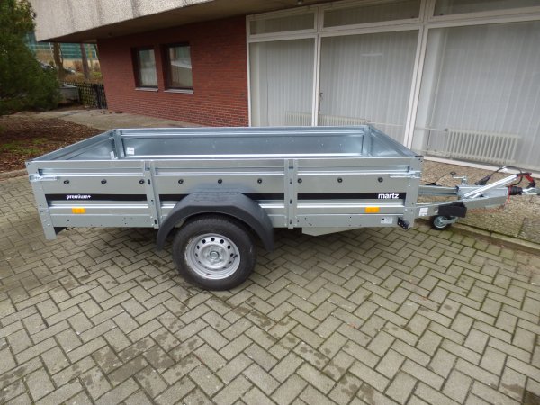 Martz Premium+ 264 mit Bugklappe, 1300KG zGG mit Bremse, 264x126x41cm