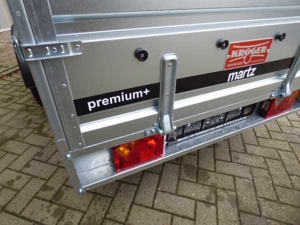 Martz Premium+ 264 mit Bugklappe, 1300KG zGG mit Bremse, 264x126x41cm
