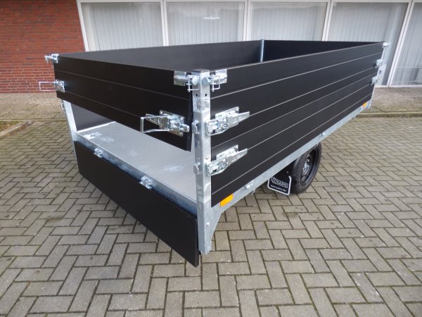 * Saris Heckkipper K1 276 150 1500 1 mit E-Pumpe und Aufsatzbordw�nden, Black-Edition, 1,5t zGG, Ladema�e 276x150x60cm