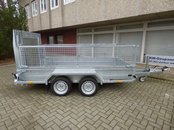 SARIS Magnum Explorer 3000 mit durchgehender Rampe und Gitteraufsatz, 3000KG zGG, 306x168x90cm