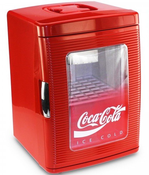 Mini-Kühlschrank 24 L im Coca-Cola -Design für 12V und 230V / PKW