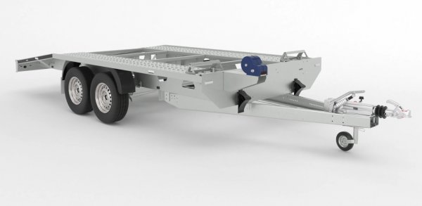 Autotransporter Martz GT Plus 450, Lademae 451 x 205 cm 2700 Kg, Stahllochstandschienen, hinten abgeschrgt