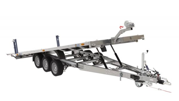 Saris TP 507 210 3500 3 K, Mulitransporter mit Tridemachse, 3500 kg zGG, Ladema�e 507x210cm, hydraulisch ankippbar