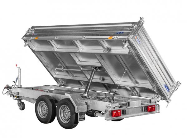 * Saris Heavy Duty Dreiseitenkipper K3 360 176 3500 2 HDS E, Stahlw�nde 40cm, Stahlboden, 14 Zoll R�der , 3500kg z GG, Ladema�e 360x176 x 40cm