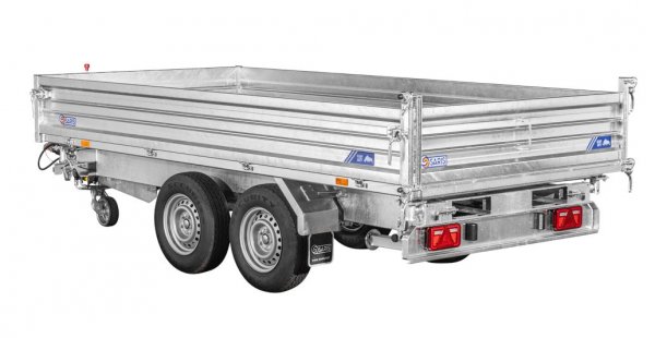 * Saris Heavy Duty Dreiseitenkipper K3 360 176 3500 2 HDS E, Stahlw�nde 40cm, Stahlboden, 14 Zoll R�der , 3500kg z GG, Ladema�e 360x176 x 40cm