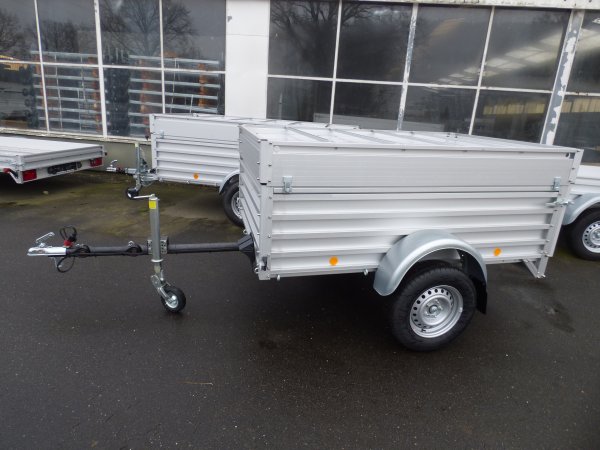 Deckelanhnger fr den Bau- o. Offroadeinsatz: Alutrail 75 RD 22.14, Ladema 216x135x69cm, Heavy Duty Anhnger mit 750kg zGG aber  verbauten 1400kg Komponenten inkl. hhenverstellbarer Zugeinrichtung, Tempo 100