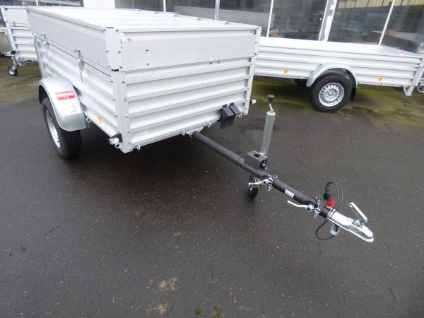 Deckelanhnger fr den Bau- o. Offroadeinsatz: Alutrail 75 RD 22.14, Ladema 216x135x69cm, Heavy Duty Anhnger mit 750kg zGG aber  verbauten 1400kg Komponenten inkl. hhenverstellbarer Zugeinrichtung, Tempo 100