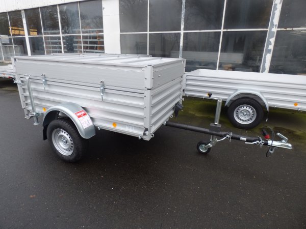 Deckelanhnger fr den Bau- o. Offroadeinsatz: Alutrail 75 RD 22.14, Ladema 216x135x69cm, Heavy Duty Anhnger mit 750kg zGG aber  verbauten 1400kg Komponenten inkl. hhenverstellbarer Zugeinrichtung, Tempo 100