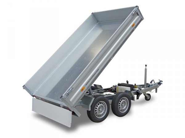 Humbaur Heckkipper HUK 202715 mit Alubordwnden, Handpumpe, 2000kg, 268x150cm, Einmaliger Abverkaufspreis