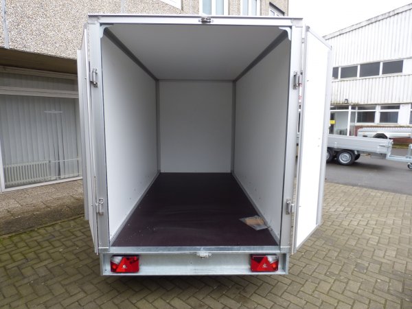 Saris GO 306 154 180 2000 2, Kofferanhnger hellgrau, 2000KG zGG, 306x154x180cm, hinten mit Doppeltr