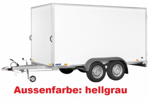 Saris Go 356 169 180 cm Innenhhe, Kofferanhnger hellgraue GKK Beschichtung, hinten mit Doppeltr