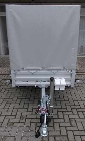 Alutrail 12B22.12 Eco-Edition mit Hochplane 135cm Innenhöhe, Tempo 100 und 2 Heckstützen