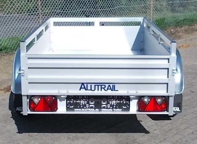 Alutrail 12 N 22.12 , 1200KG zGG, Tempo 100, 216x115cm, Reling, Alubordwnde und Aluboden
