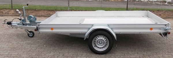 Alutrail 14 F 31.18 mit Alurampen 220x30cm und Seilwinde