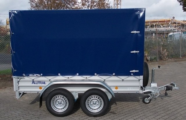Alutrail 20 TL 26.14 mit 160 cm Hochplane, Tempo 100, Ersatzrad mit Halter