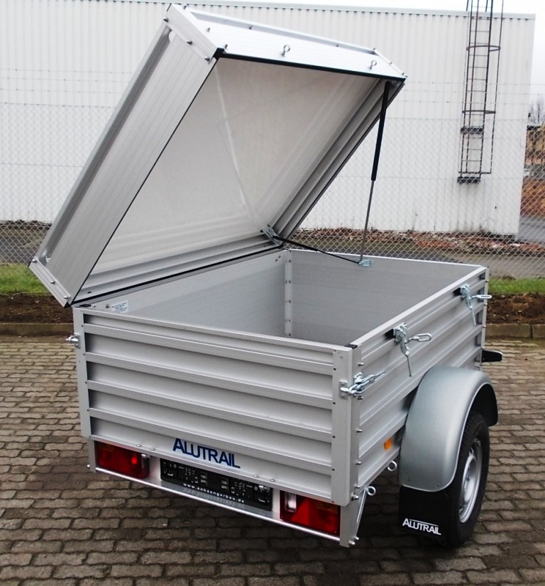 Alutrail 75 D 17 12 Mit Einer Bordwanderhohung Pkw Anhanger Von Kroger Fahrzeugbau Anhanger Gunstig Kaufen