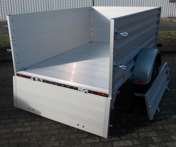 Alutrail 75 U 22.14 mit 30cm ALUTRAIL-Aufsatzbordwänden