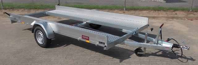 Anssems AMT 1300.400x188 Eco Extrem leichter 1achsiger Autotraile rmit großer Ladefläche