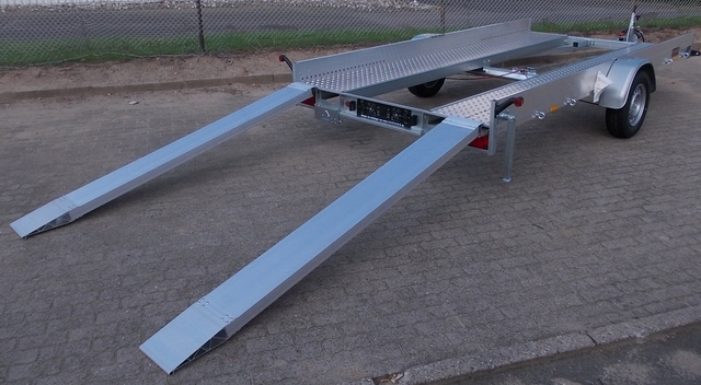 Anssems AMT 1300.400x188 Eco Extrem leichter 1achsiger Autotraile rmit großer Ladefläche