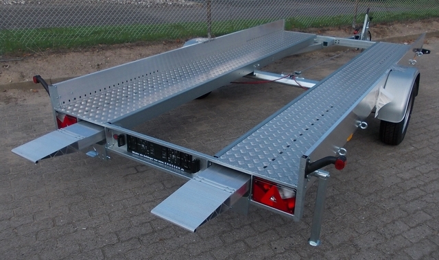 Anssems AMT 1300.400x188 Eco Extrem leichter 1achsiger Autotraile rmit großer Ladefläche
