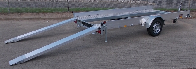 Anssems AMT 1300.400x188 Eco Extrem leichter 1achsiger Autotraile rmit großer Ladefläche