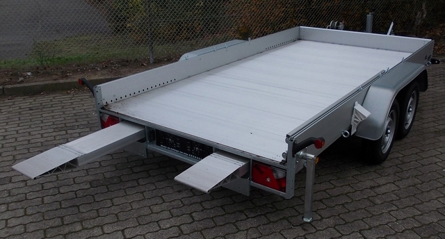 Anssems AMT 1500.340x170 cm Kompakter Alu-Autotrailer mit Multifunktion