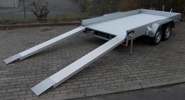 Anssems AMT 1500.340x170 cm Kompakter Alu-Autotrailer mit Multifunktion