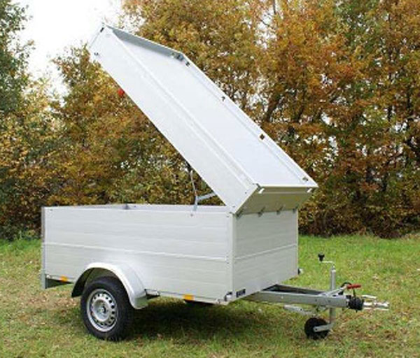 Anssems GTB 750.211x126 VT1 Ein gebremster Deckelanhänger mit 83cm Innenhöhe