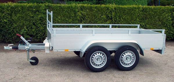 Anssems GTT 1500.251x126 R mit Profi-Hochplane 140cm, Tandem, 1500kg, 251x126x140cm
