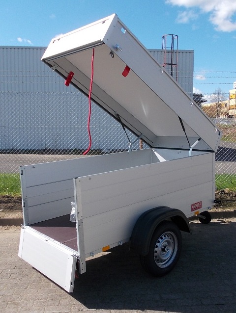 Anssems GT 750.201x101 VT1 Ein mittlerer Deckelanhänger mit 83 cm Innenhöhe