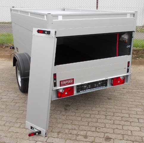 Anssems GTB 1200.251x126 VT1 Ein größerer gebremster Deckelanhänger mit 83cm Innenhöhe