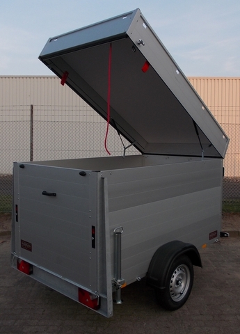 Anssems GTB 750.211x126 VT2 gebremster Deckelanhänger, 750kg, 211x126x118cm