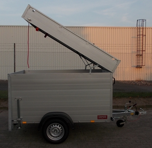 Anssems GTB 750.211x126 VT2 gebremster Deckelanhänger, 750kg, 211x126x118cm