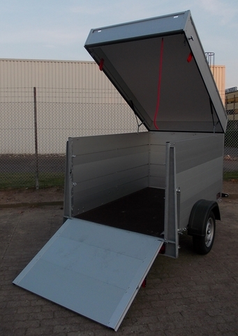 Anssems GTB 750.211x126 VT2 gebremster Deckelanhänger, 750kg, 211x126x118cm