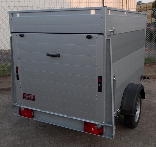 Anssems GTB 750.211x126 VT2 gebremster Deckelanhänger, 750kg, 211x126x118cm