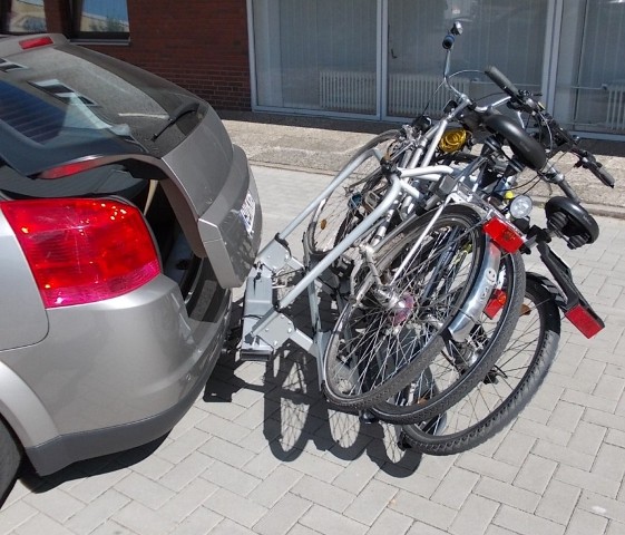 Fabbri Nr.6201945 Bici Exclusiv Deluxe 3, Heckträger für 3 Fahrräder - Montage an AHK