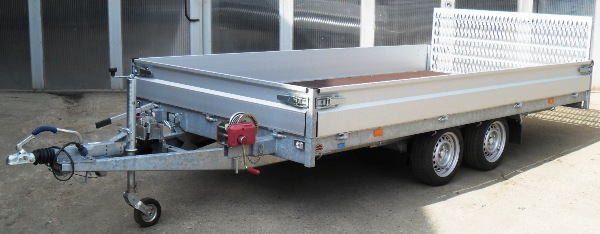 Hapert Indigo HT-2 Tansporter, 405x201cm, mit 30cm Alubordwänden, 2700KG zul. GG