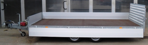 Hapert Indigo HT-2 Tansporter, 405x201cm, mit 30cm Alubordwänden, 2700KG zul. GG
