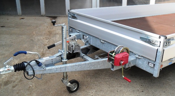 Hapert Indigo HT-2 Tansporter, 405x201cm, mit 30cm Alubordwänden, 2700KG zul. GG