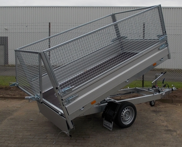 HAPERT Cobalt HB-1, 260x150cm, 1500KG Heckkipper mit Gitteraufsatz